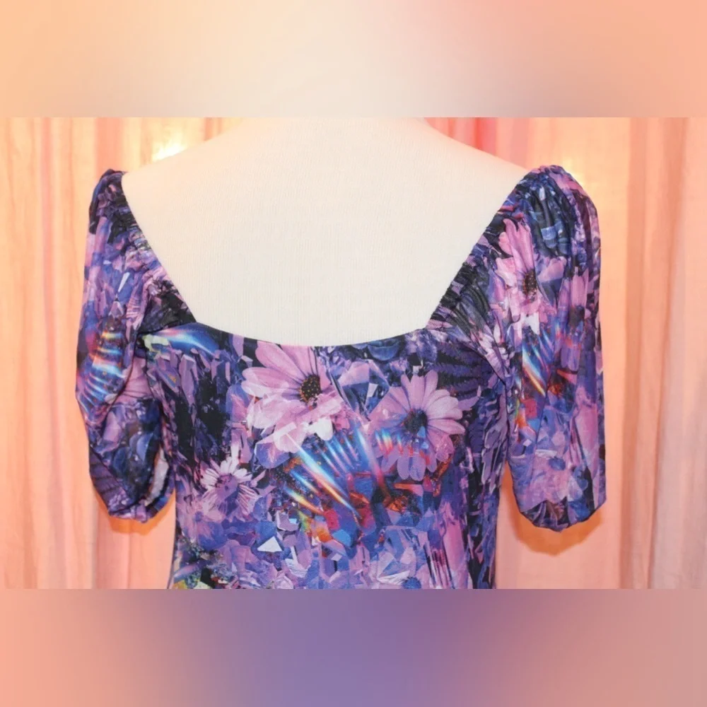 Blackmilk Crystal Forest midaxi M NWT - Picture 2 of 7